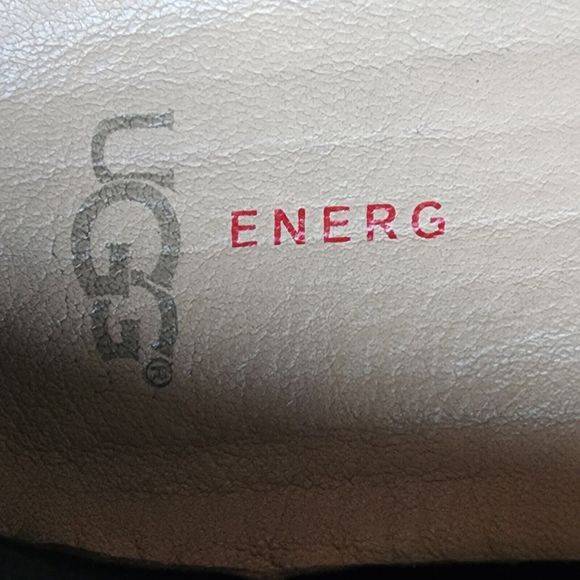 UGG Henrick Stripe Perf Loafer Black Men Sz 9 Energ Nubuck Leather Treadlite - Picture 11 of 16